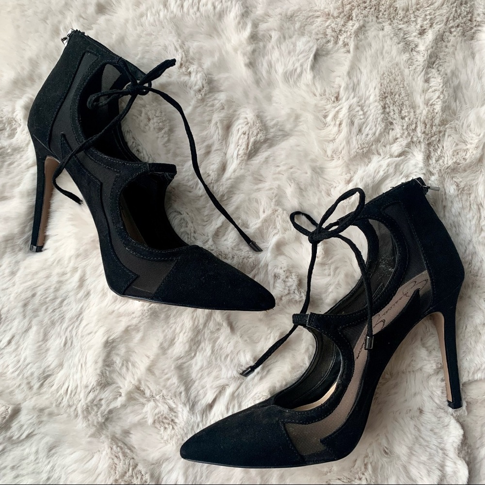 JESSICA SIMPSON black heels size 6M/36